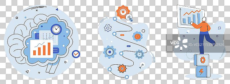 软技能发展的概念图片素材