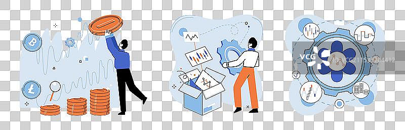 股票市场投资需要图片素材