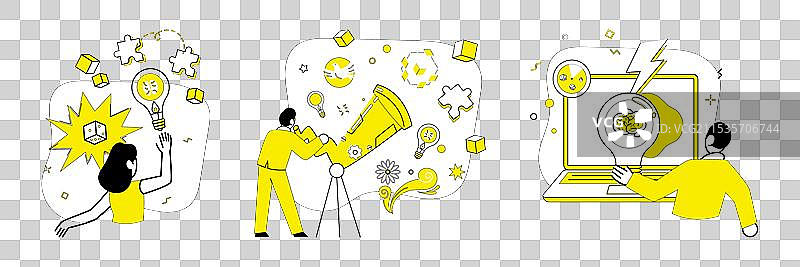 解决难题的困境转变为图片素材