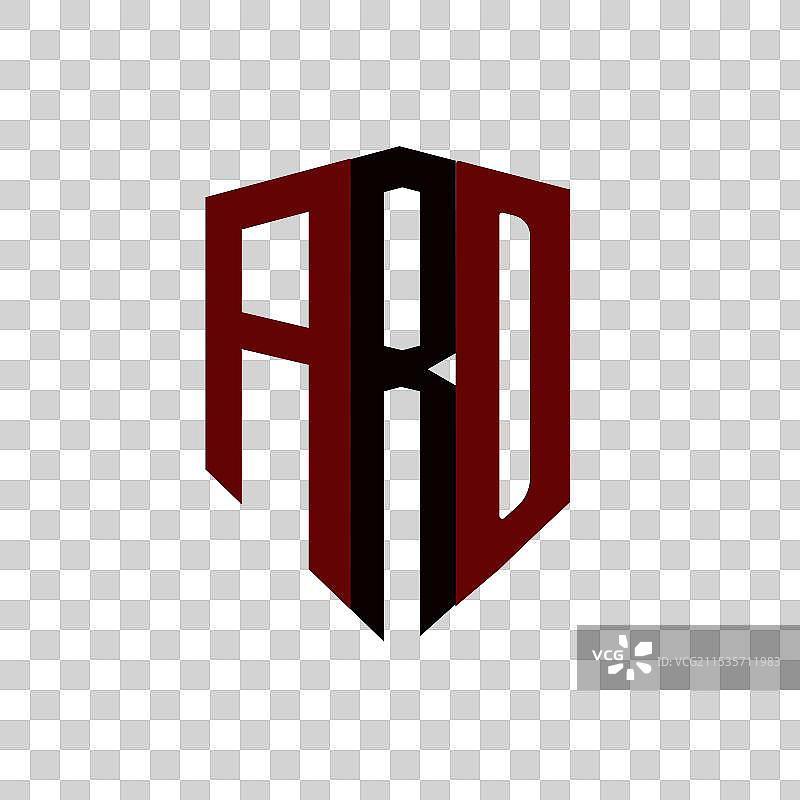 独特的极简字母标志设计图片素材