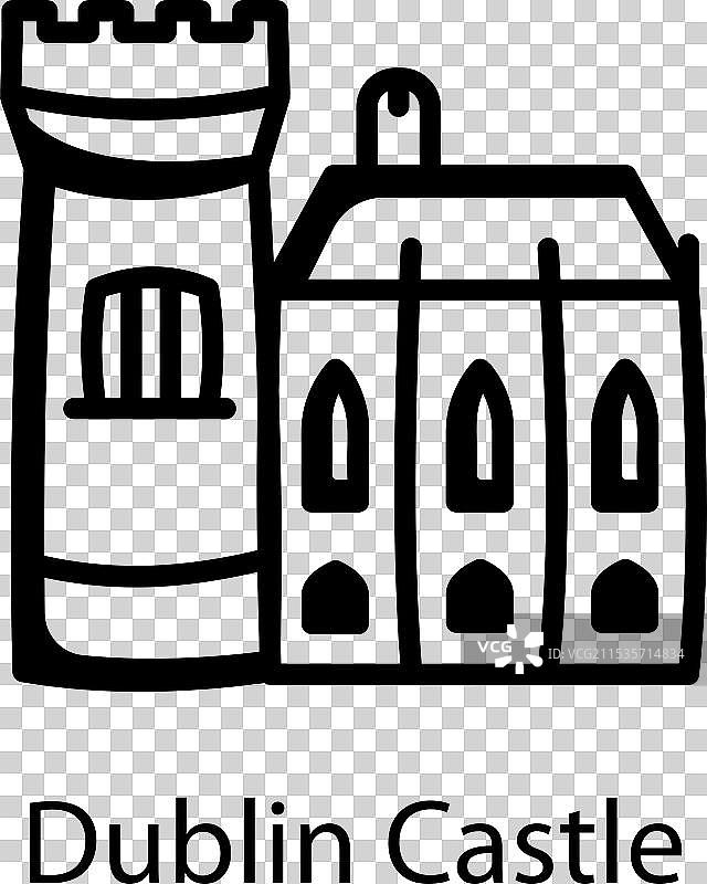 都柏林城堡图片素材