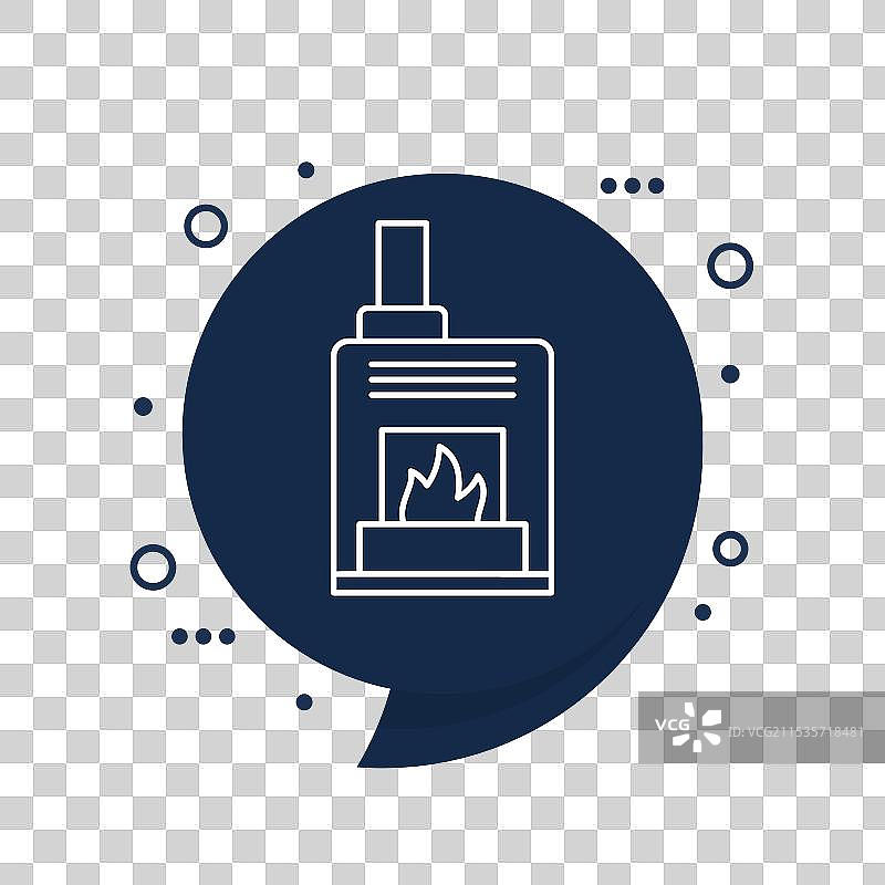 颗粒炉图标线条图片素材