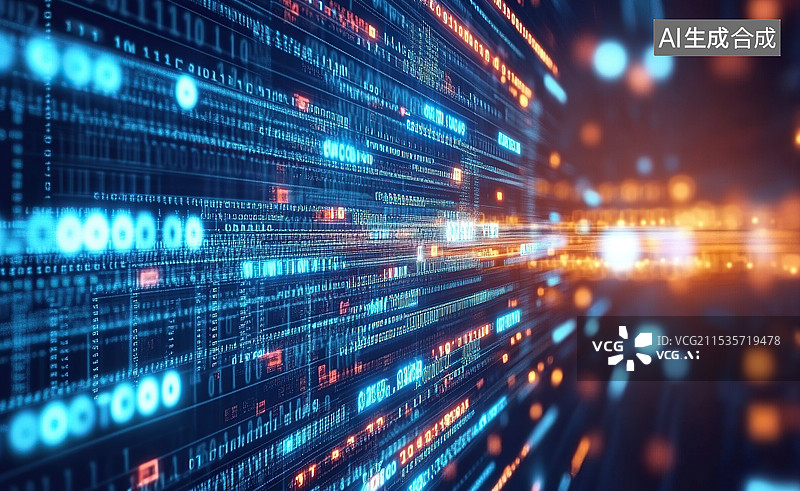 【AI数字艺术】极简科技背景图片素材