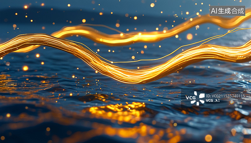 【AI数字艺术】科技数字计算虚拟化概念图片素材