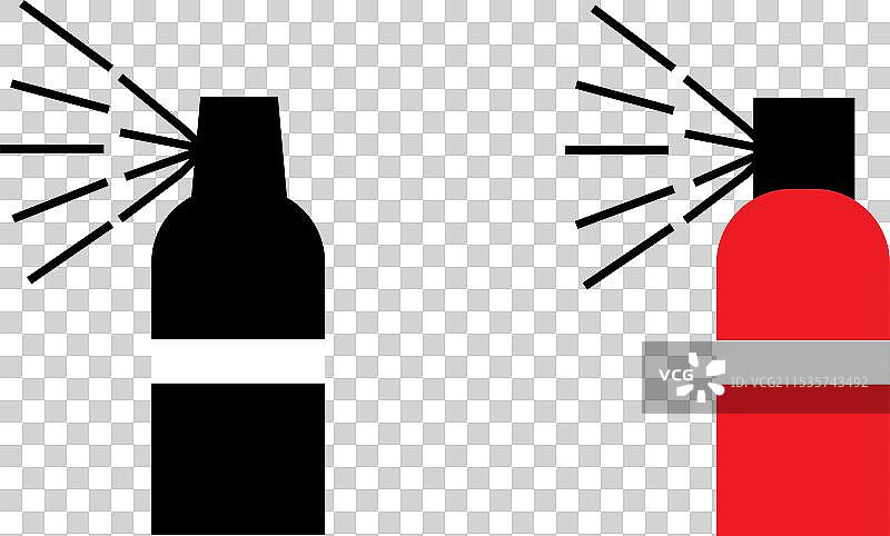 喷雾罐图标图片素材