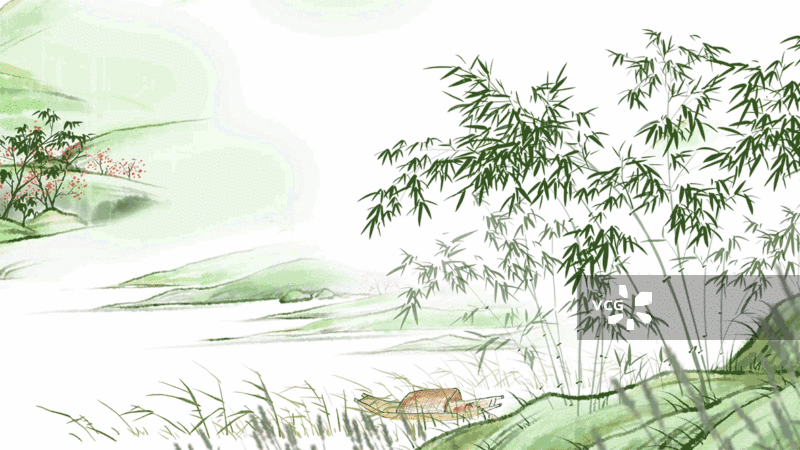 竹林，竹子，芦苇，湖泊，小船图片素材