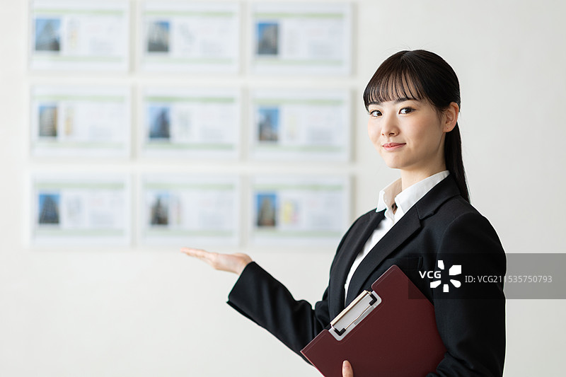 房地产经纪人的肖像图片素材