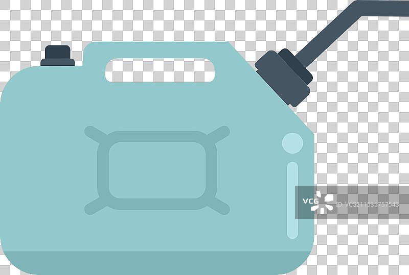 塑料汽油罐，装有燃料图片素材