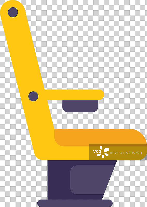 为观众准备的黄色舒适座椅图片素材