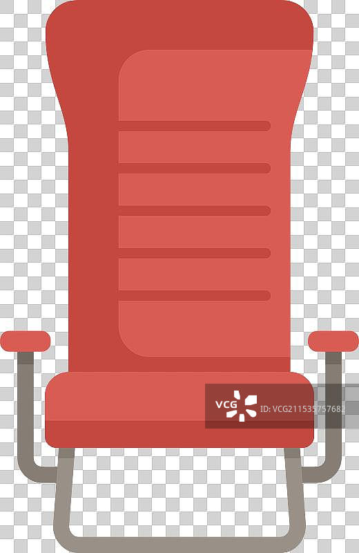 红色飞机座椅为乘客提供舒适体验图片素材