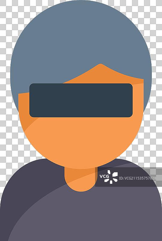 戴着眼罩的男人遮住眼睛图片素材