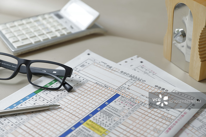 所得税申报图片素材