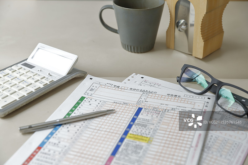 所得税申报图片素材