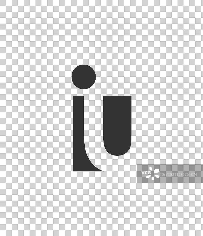 现代创意几何字母组合图片素材