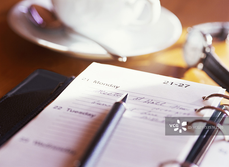 笔记本和咖啡图片素材