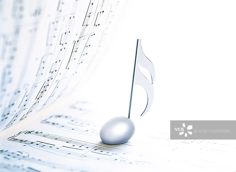 乐谱和音符符号图片素材