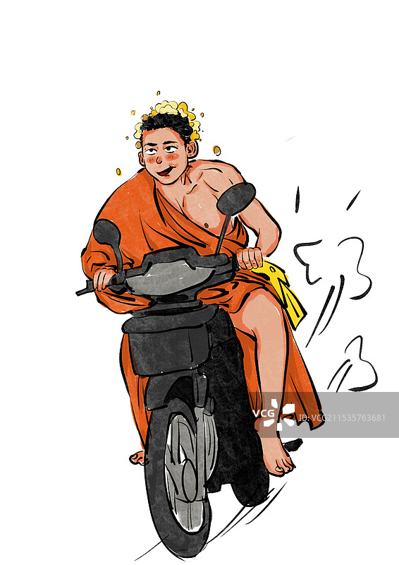 骑摩托的人图片素材