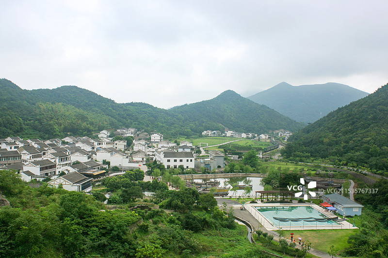 舟山市定海区新建生态村南洞艺谷景区图片素材