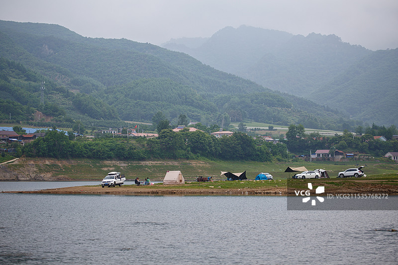 丹东绿江村图片素材