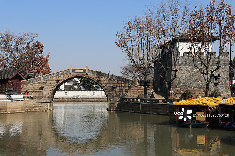 苏州 枫桥和铁铃关图片素材