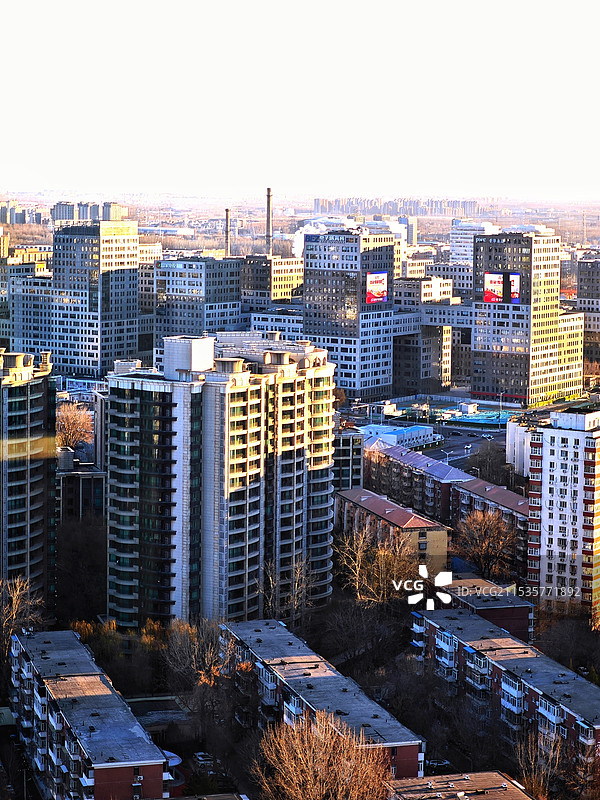 城市的晨色晨景图片素材