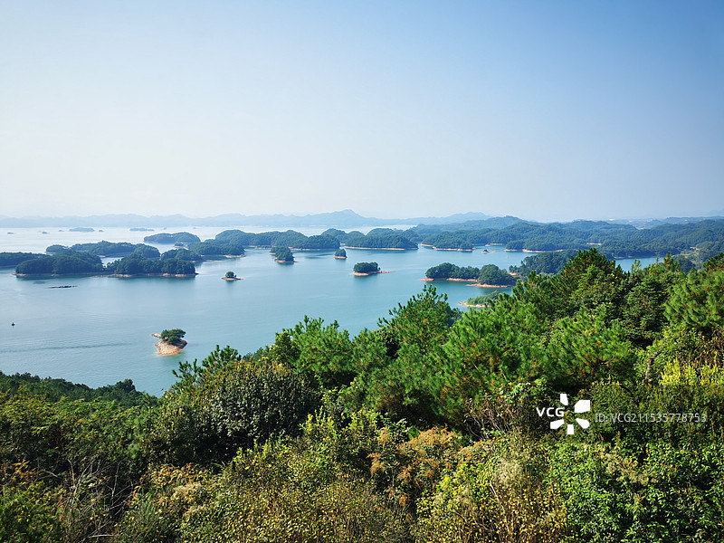 杭州千岛湖森林氧吧图片素材