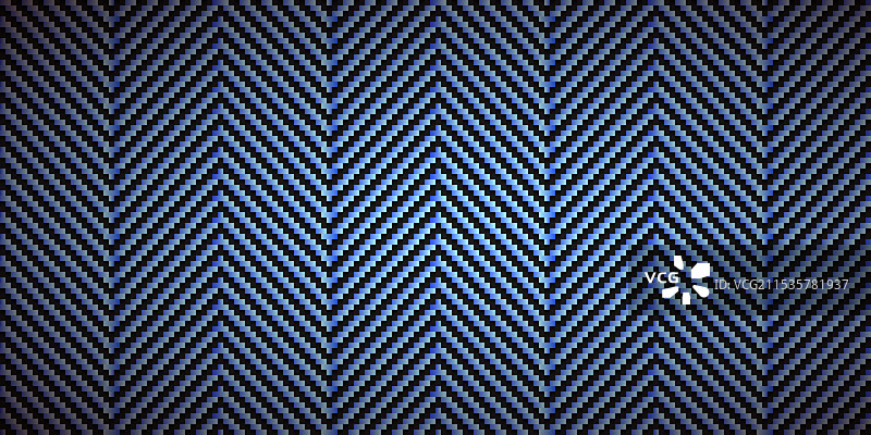 黑色和蓝色对角线碳纤维无缝纹理图片素材