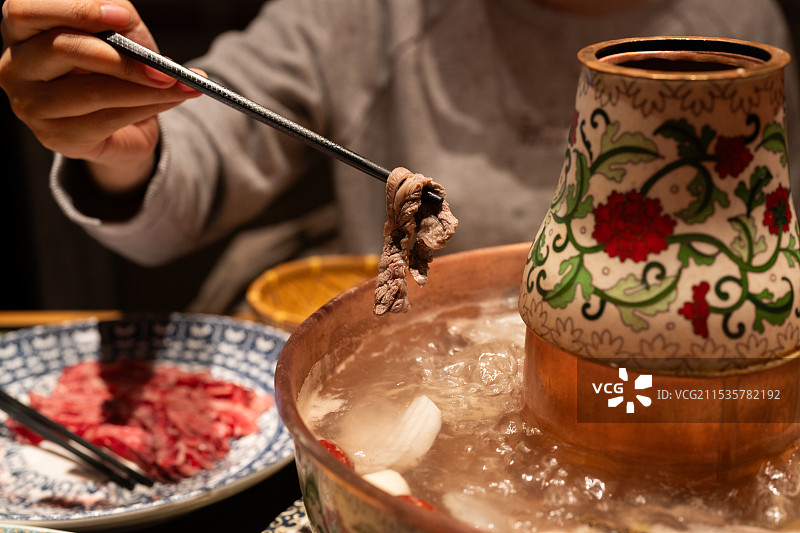 北京铜锅涮肉图片素材
