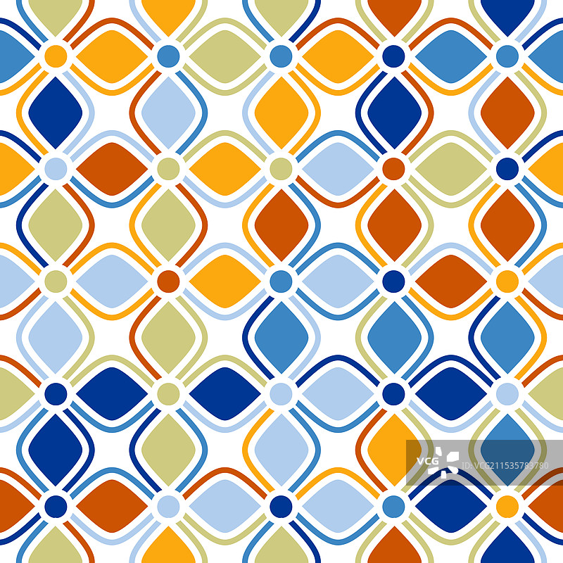 彩色无缝图案，纹理模板图片素材