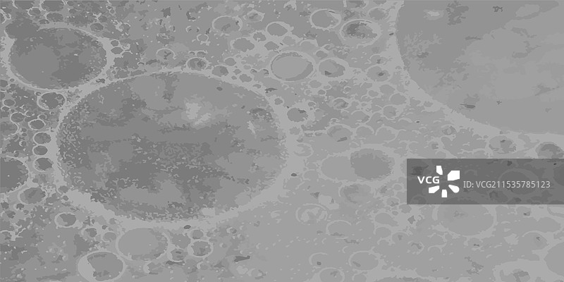 月球表面的纹理与陨石坑表面图片素材