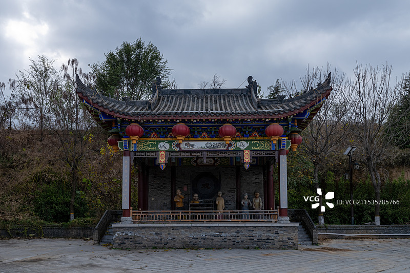 河南省三门峡地坑院与民俗文化园图片素材