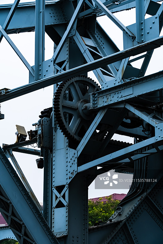 大桥内部结构图片素材