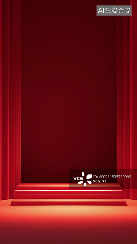 【AI数字艺术】电商展览空间产品展台场景图片素材