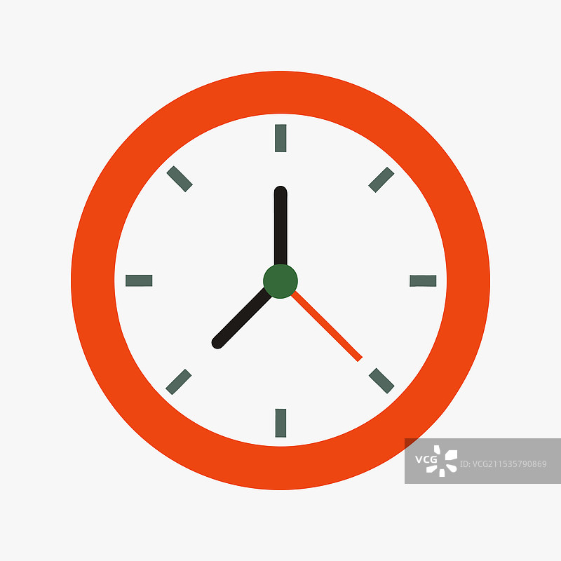 线条艺术中的挂钟图片素材