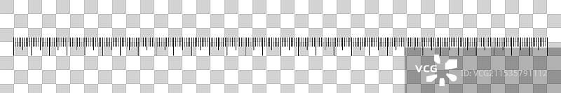 带有30厘米的测量图表图片素材