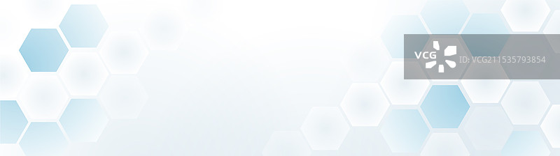 柔和的抽象六边形背景与光线图片素材