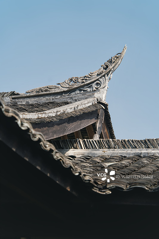 连城县培田古村落图片素材