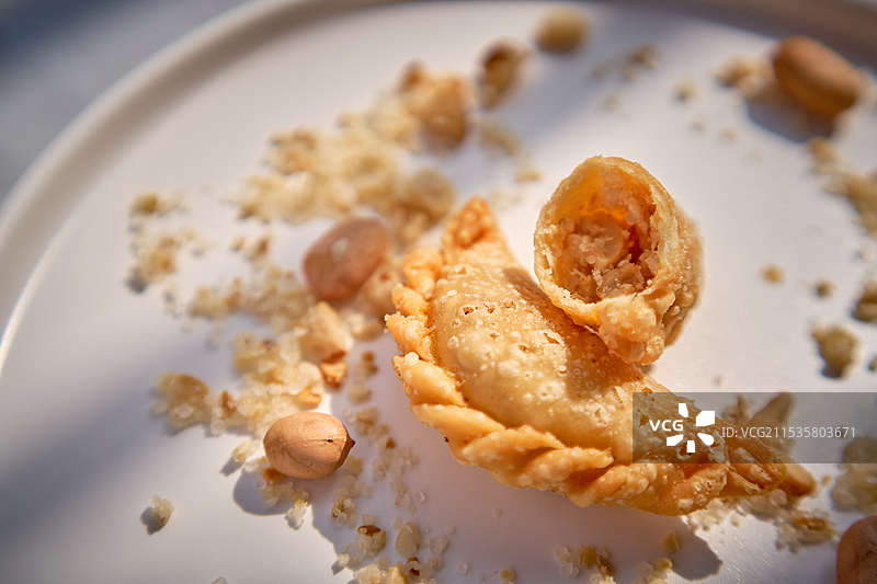 春节炸油角图片素材