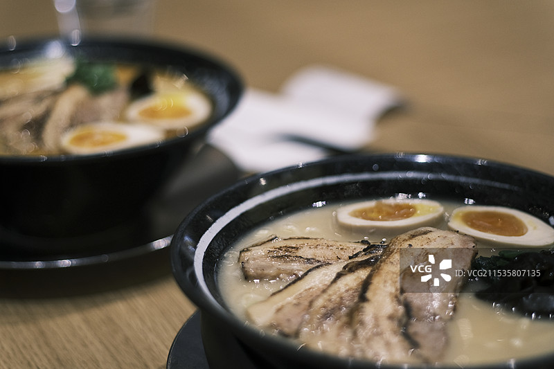 日本鸡汤拉面 Japanese Chicken Soup Ramen图片素材