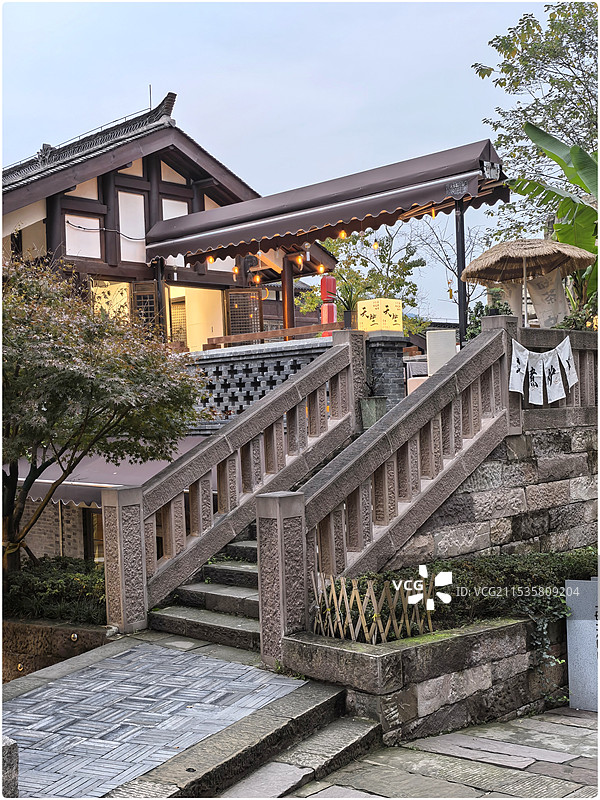 游重庆磁器口古镇43图片素材