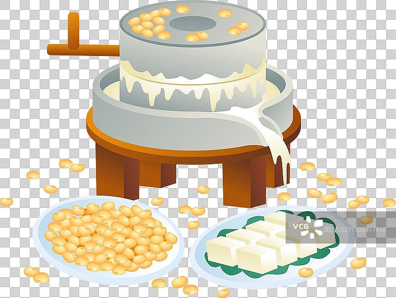 石磨 磨豆腐图片素材