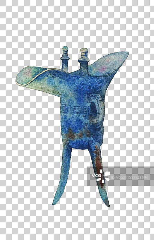 青铜器酒樽元素图片素材