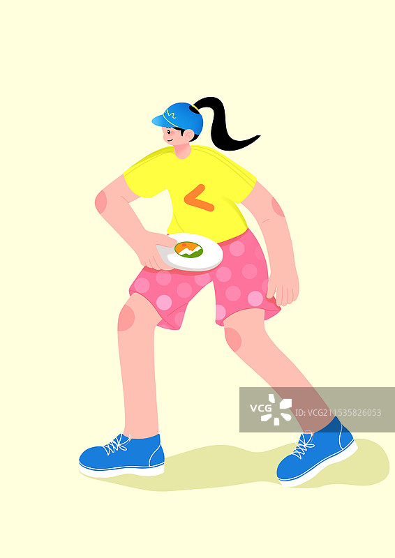 扁平风运动人物图片素材