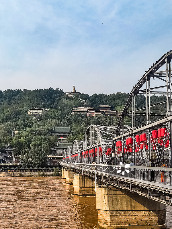 兰州黄河中山桥图片素材