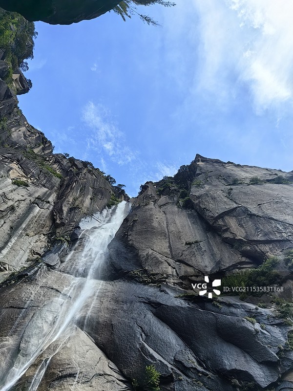 林芝卡定沟天佛瀑布随拍纪实图片素材