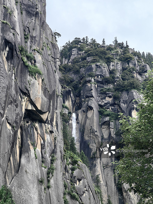 林芝卡定沟天佛瀑布随拍纪实图片素材