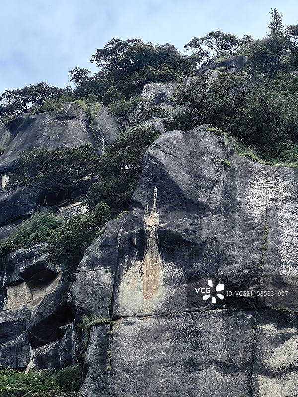 林芝卡定沟天佛瀑布随拍纪实图片素材