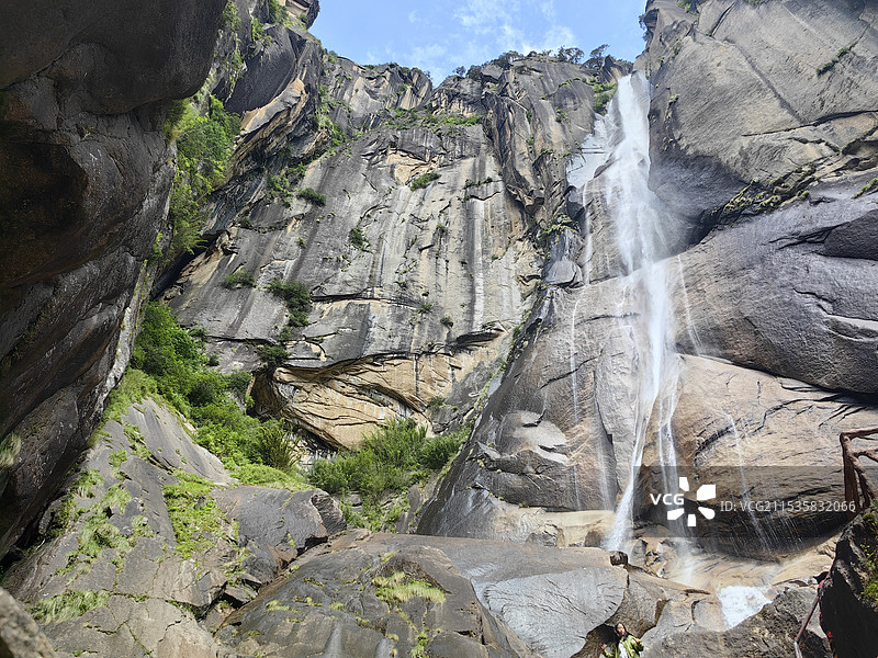 林芝卡定沟天佛瀑布随拍纪实图片素材