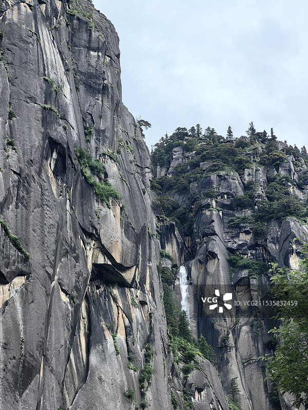 林芝卡定沟天佛瀑布随拍纪实图片素材