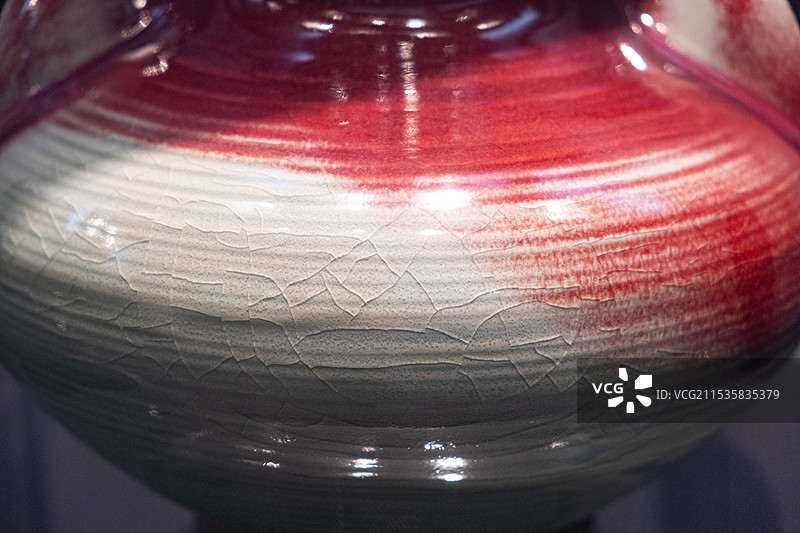 河南许昌禹州博物馆现代钧窑作品图片素材